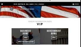
							         Vendor Information Pages (VIP) - VA.gov								  
							    