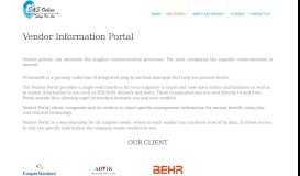 
							         Vendor Information Portal – SAS Online								  
							    
