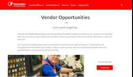 
							         Vendor Opportunities – Transdev North America								  
							    