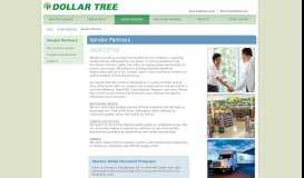 
							         Vendor Partners | Dollar Tree								  
							    