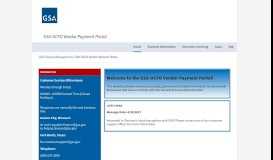 
							         Vendor Payment Portal - GSA FinanceWeb								  
							    