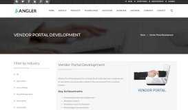 
							         Vendor Portal Development - ANGLER Technologies								  
							    