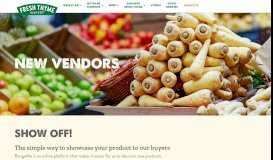 
							         Vendor Portal | Fresh Thyme								  
							    