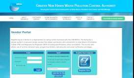 
							         Vendor Portal - Greater New Haven Water Pollution Control Authority								  
							    