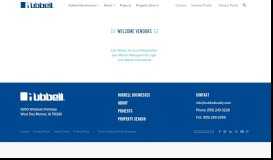 
							         Vendor Portal | Hubbell Realty Company - Des Moines								  
							    
