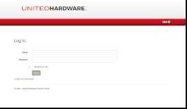 
							         Vendor Portal - Log in - United Hardware								  
							    