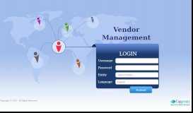 
							         Vendor Portal Management								  
							    