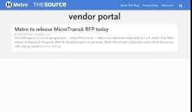 
							         vendor portal - Metro's The Source								  
							    