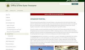 
							         Vendor Portal | Office of the State Treasurer								  
							    