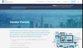 
							         Vendor Portals - ICG Consulting								  
							    