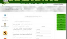 
							         Vendor Registration – Green Gas Limted								  
							    