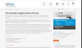 
							         Vendor Registration Portal | EbixRcs								  
							    