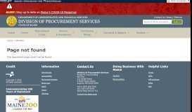 
							         Vendor Self-Service System | Division of Procurement Services								  
							    