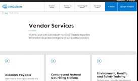 
							         Vendor Services | Con Edison								  
							    