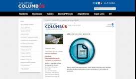 
							         Vendor Services Website - City of Columbus								  
							    
