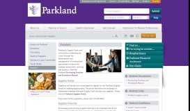 
							         Vendors | Parkland Health & Hospital System								  
							    