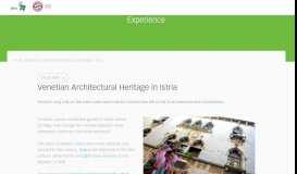 
							         Venetian Architectural Heritage in Istria | Experience Istra-Istria ...								  
							    