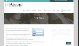 
							         Ventura, CA Accounting Firm | Client Portal Page | Abacus Business ...								  
							    