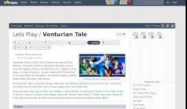 
							         Venturian Tale (Lets Play) - TV Tropes								  
							    