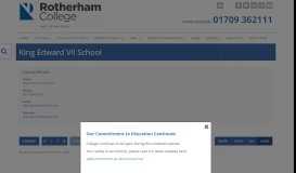 
							         Venue template - Rotherham College								  
							    