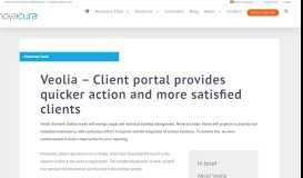 
							         Veolia - Client portal provides quicker action and more satisfied clients ...								  
							    