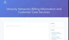 
							         Veracity Networks Billing Information and Customer Care Services ...								  
							    