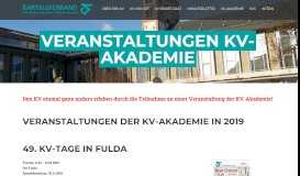 
							         Veranstaltungen KV-Akademie - Kartellverband								  
							    