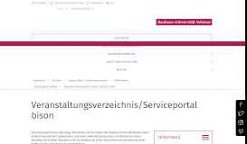 
							         Veranstaltungsverzeichnis/Serviceportal ... - Bauhaus-Universität Weimar								  
							    