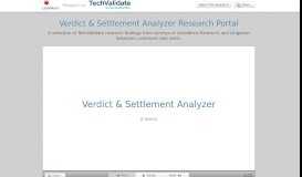 
							         Verdict & Settlement Analyzer Research Portal | LexisNexis Customer ...								  
							    