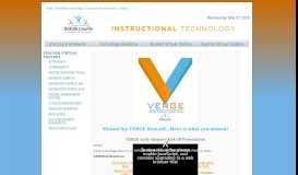 
							         VERGE - Instructional Technology								  
							    
