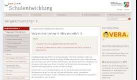 
							         Vergleichsarbeiten 3 ... - Schulentwicklung NRW - Evaluation								  
							    