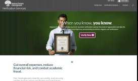 
							         Verify Degrees & Enrollment: Online Student Verification ...								  
							    