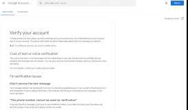 
							         Verify your account - Google Account Help - Google Support								  
							    
