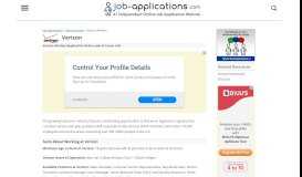
							         Verizon Application, Jobs & Careers Online - Job-Applications.com								  
							    