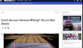 
							         Verizon Billing, Activations Systems Go Down In Midwest, Northeast								  
							    