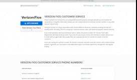 
							         Verizon Fios Customer Service Phone Numbers | Jun 2019 | (800) 837 ...								  
							    