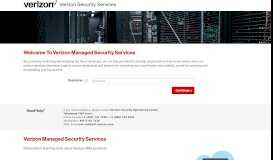 
							         Verizon MSS Security Portal								  
							    