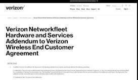 
							         Verizon Networkfleet Hardware and Services Addendum to ...								  
							    