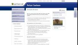 
							         Vermisste Personen - Polizei Sachsen - Polizei Sachsen								  
							    