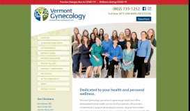 
							         Vermont Gynecology in South Burlington, Vermont – specializing in ...								  
							    
