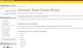 
							         Vermont Town Clerks Portal - eSearch | Account Sign In								  
							    