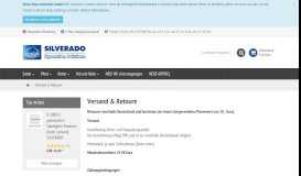 
							         Versand & Retoure - SILVERADO - Reitsport und Outdoor								  
							    
