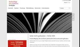 
							         Versicherungswesen (Bachelor) – Bewerbung Vollzeit - TH Köln								  
							    