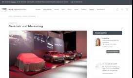 
							         Vertrieb und Marketing | Audi MediaCenter								  
							    