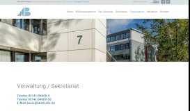 
							         Verwaltung | Sekretariat - Celle - Axel-Bruns-Schule / BBS II Celle								  
							    