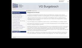 
							         Verwaltungsgemeinschaft Burgebrach - Bürgerservice-Portal								  
							    