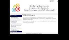 
							         Verwaltungsgemeinschaft Uttenreuth - Bürgerservice-Portal								  
							    