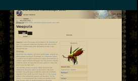 
							         Vespula | Old School RuneScape Wiki | FANDOM powered by Wikia								  
							    