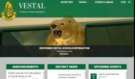 
							         Vestal Central School District Home								  
							    