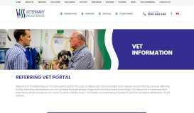 
							         Vet Portal - Veterinary Specialist Services								  
							    